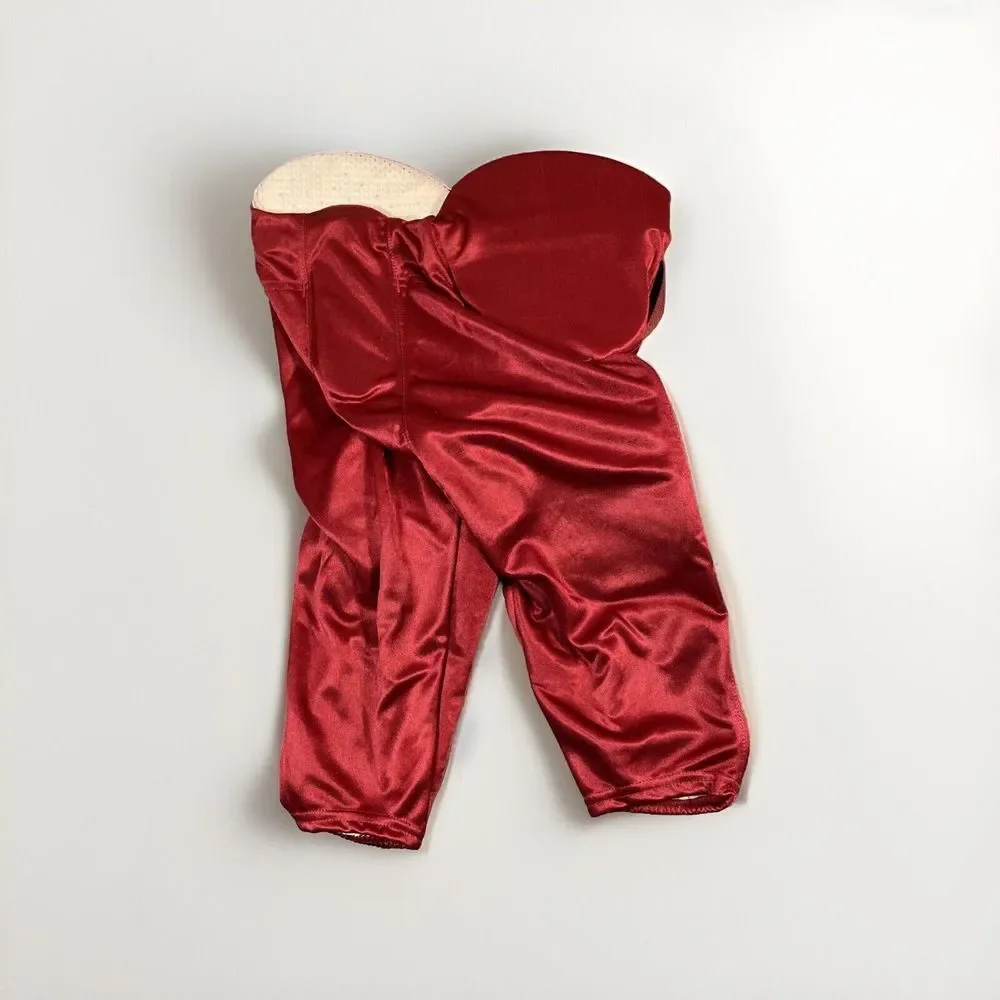 NWT Adams‎ Varsity All-in-one Integrated Padded Football Pants Sz Med Maroon